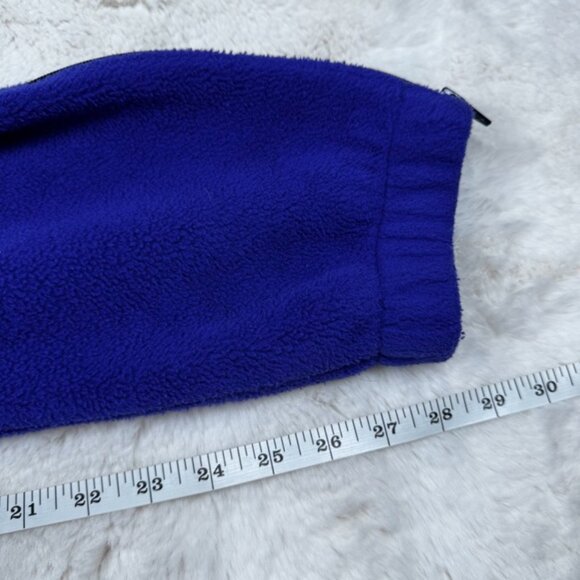 Men’s Vintage 90s LL Bean Outdoor Fleece Jogger Sweat Pants Size Medium Purple - Picture 8 of 8